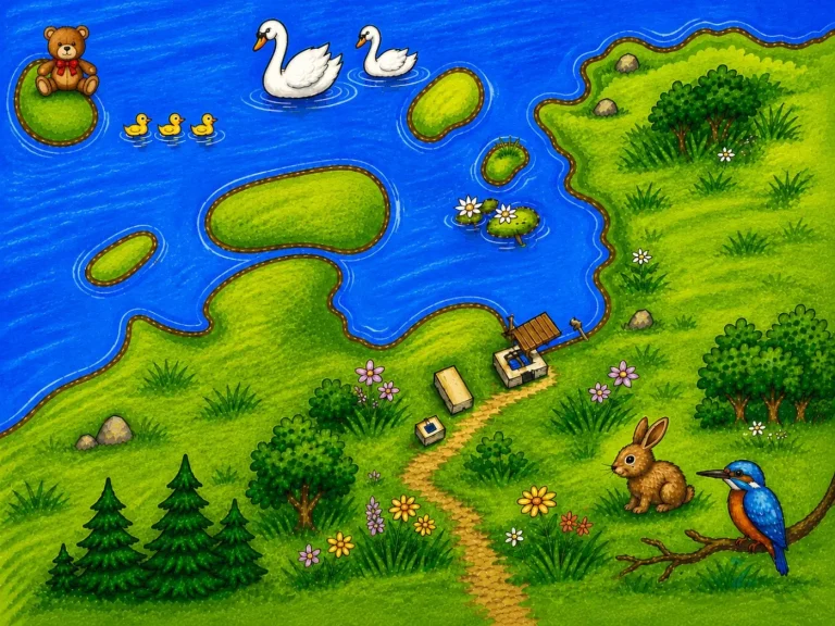Bear Island on Lough Key route map