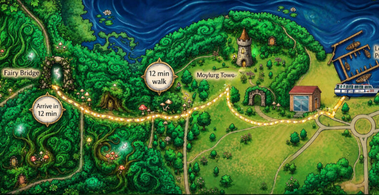 Map to the Fairy Bridge