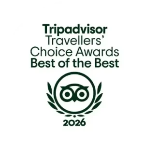 Trip advisor Best of the Best Travellers Choice Award 2026