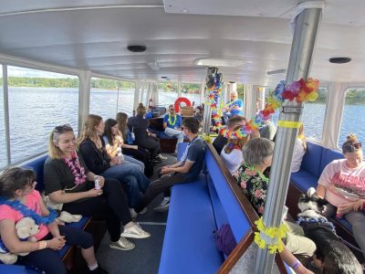 Hawaiian Cruise on the lake, Lough Key