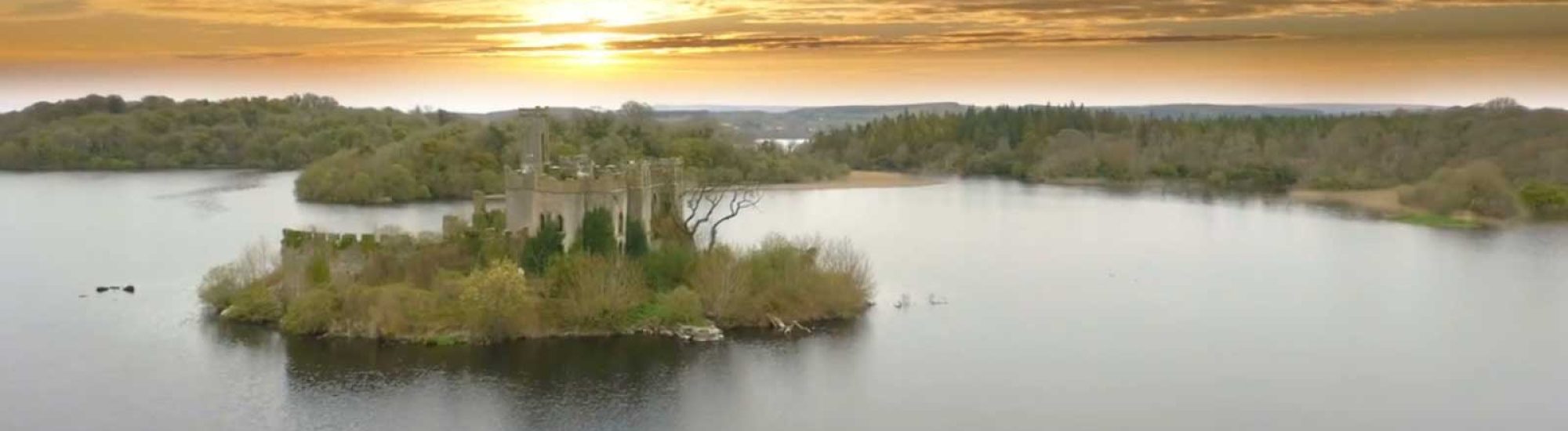 Lough Key aerial view