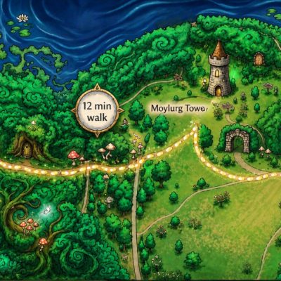 Map to the Fairy Bridge