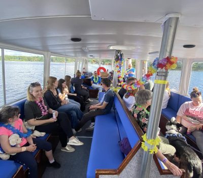 Music in a boat on lough key