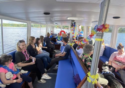 Music in a boat on lough key