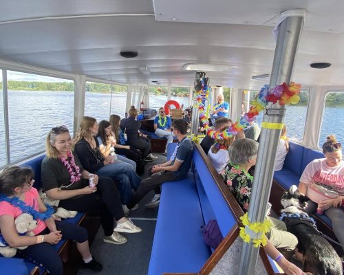 Music in a boat on lough key